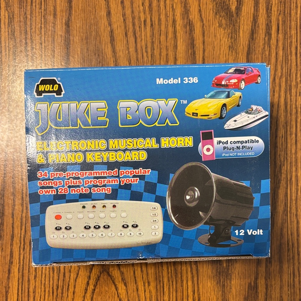 Wolo Juke Box Electronic Musical Horn